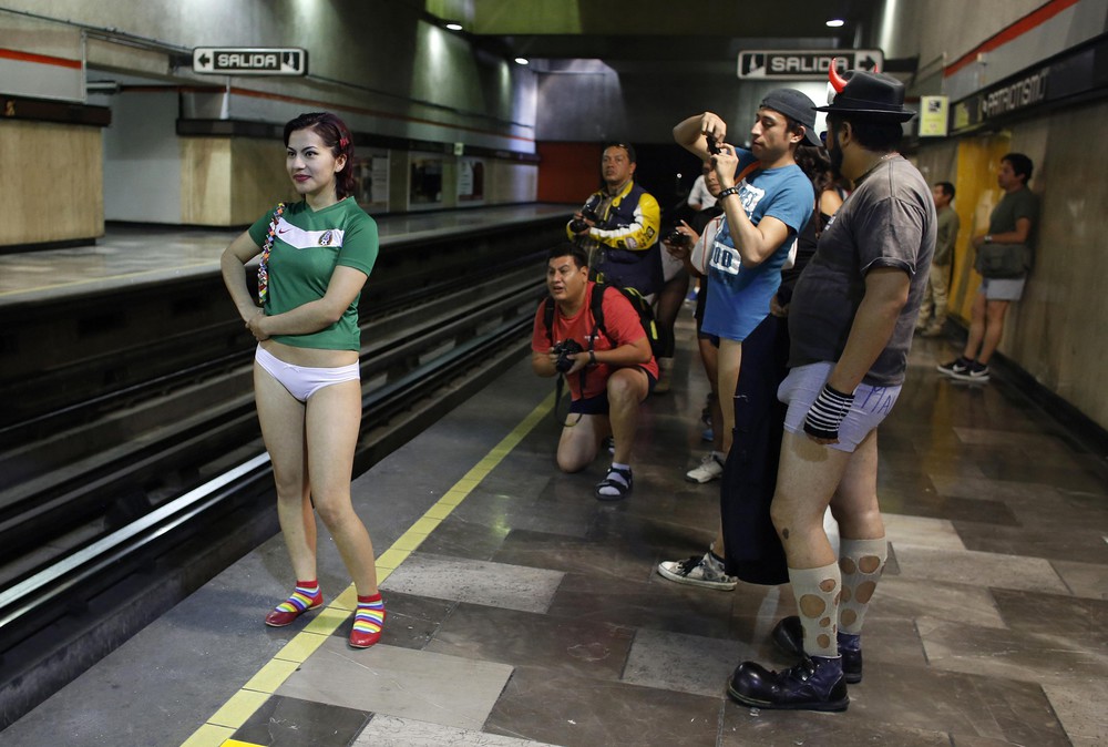 Petite lesbian girl subway