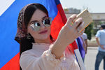 Празднование Дня Государственного флага Российской Федерации в Грозном