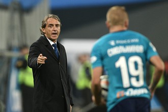 Главный тренер «Зенита» Роберто Манчини