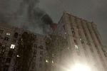 Пожар в жилом здании («Доме нефтяников») на набережной Тараса Шевченко в Москве, 15 ноября 2020 года