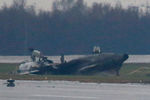 На месте крушения легкомоторного самолета Falcon 50 в аэропорту Внуково