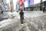 Последствия снегопада в Нью-Йорке, 2 февраля 2021 года