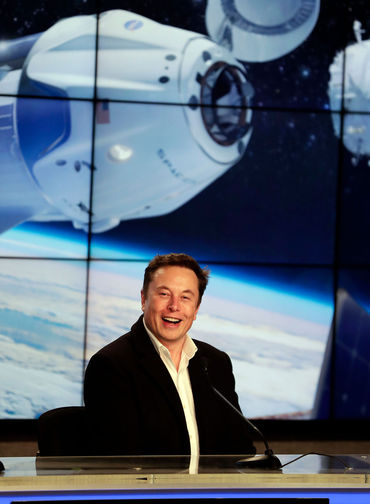 Генеральный директор и главный инженер компании SpaceX Илон Маск, 2 марта 2019 года