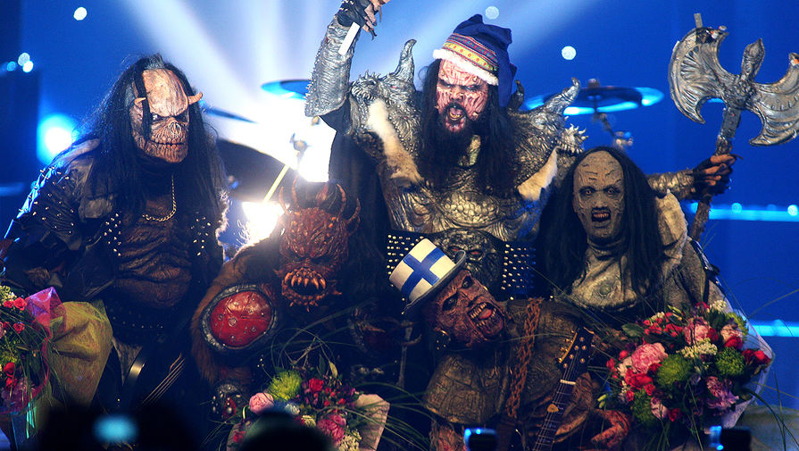 Финская группа Lordi, которая выиграли конкурс песни «Евровидение» в 2006 году