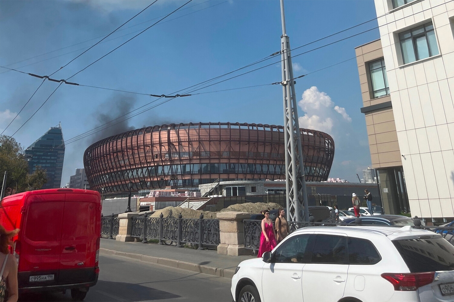 Пожар на ледовой арене в Екатеринбурге ликвидирован - Газета.Ru | Новости