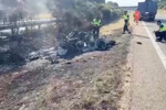 Последствия ДТП, в котором погиб Диогу Жота