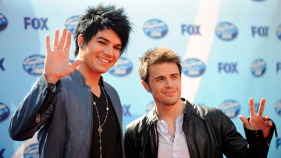 Адам Ламберт и Крис Аллен &mdash; финалисты 8-го сезона American Idol, 2009&nbsp;год