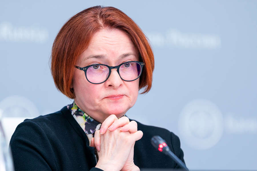 Эльвира Набиуллина на пресс-конференции по итогам заседания Совета директоров Банка России, Москва, 29 апреля 2022 года