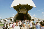Грузовой самолет АН-225 «Мрия» на пятом Международном авиакосмическом салоне «МАКС-2001»