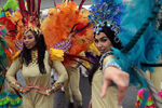 Участники международного парада-карнавала студенчества в рамках XIX Всемирного фестиваля молодежи и студентов