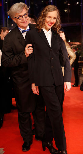 Доната и Вим Вендерс на красной дорожке 69-го Берлинского кинофестиваля, 7 февраля 2019 года