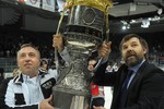 Генеральный директор «Динамо» Андрей Сафронов и главный тренер команды Олег Знарок