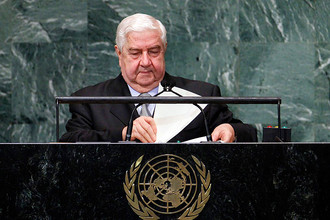 Глава МИД Сирии Валид Муаллем обрушился с резкой критикой на арабские страны