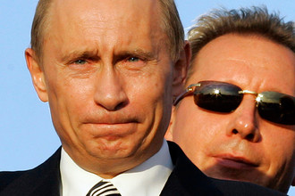 Владимир Путин и Виктор Золотов