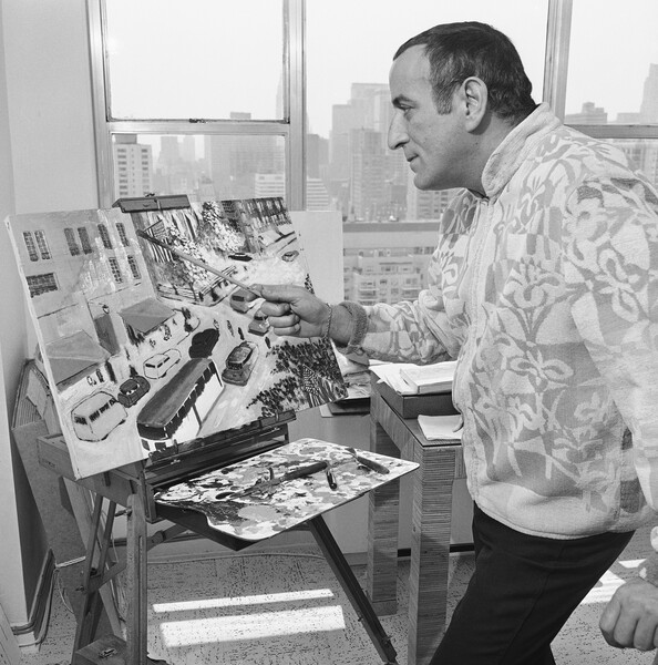 Тони Беннетт рисует в&nbsp;своей нью-йорской квартире, 1969&nbsp;год