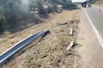 Последствия ДТП, в котором погиб Диогу Жота