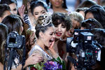Мисс ЮАР Деми-Ли Нель-Питерс во время финала конкурса «Мисс Вселенная» в Лас-Вегасе, 26 ноября 2017 года