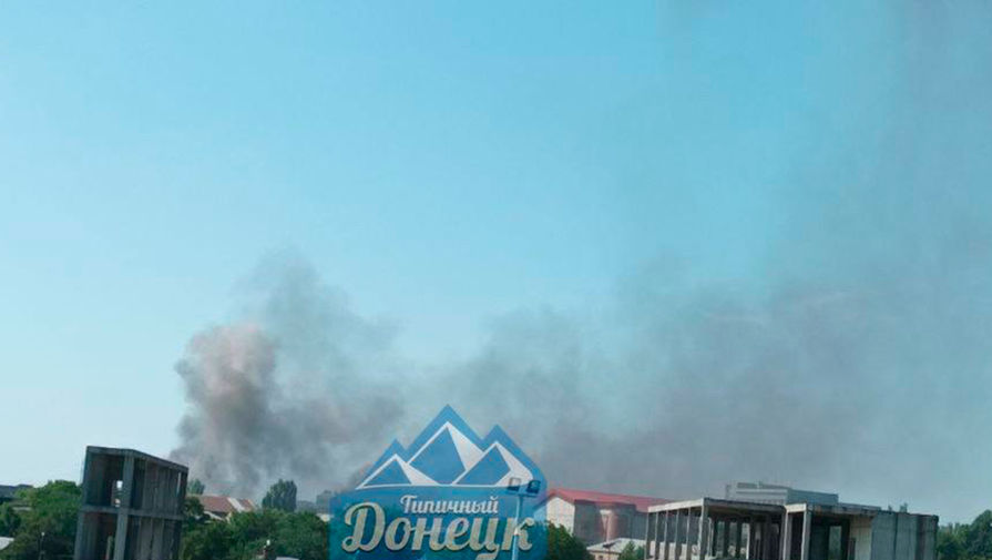 Мэр Донецка сообщил о задымлении над заводом Топаз