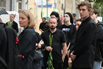 Гости перед началом церемонии прощания с художественным руководителем «Электротеатра Станиславский» Борисом Юханановым, 7 августа 2025 года