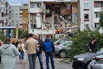 Многоквартирный жилой дом в Ногинске, разрушенный в результате взрыва бытового газа, 8 сентября 2021 года 