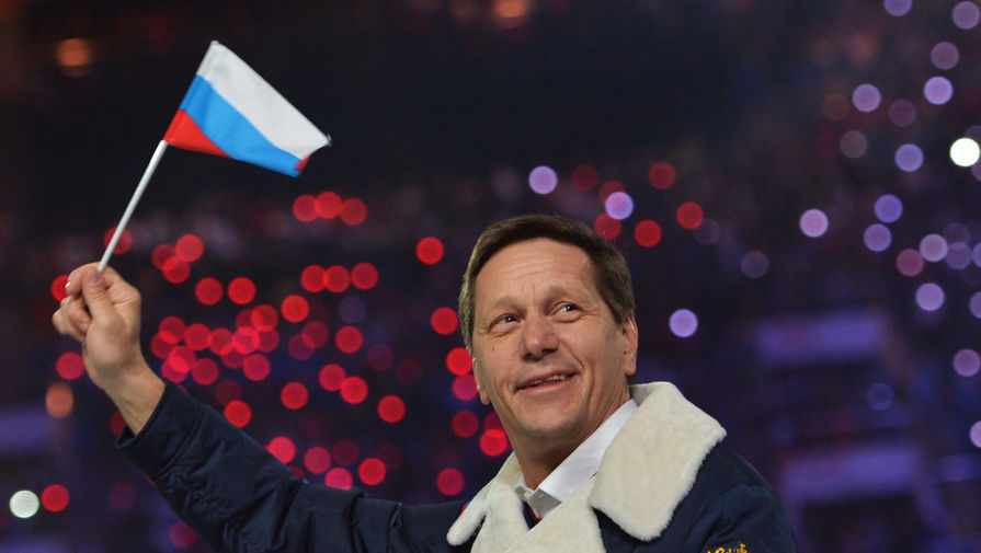 Президент ОКР Александр Жуков во время парада на церемонии открытия XXII зимних Олимпийских игр в Сочи