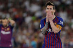 Лионель Месси в матче «Барселона» — «Валенсия»