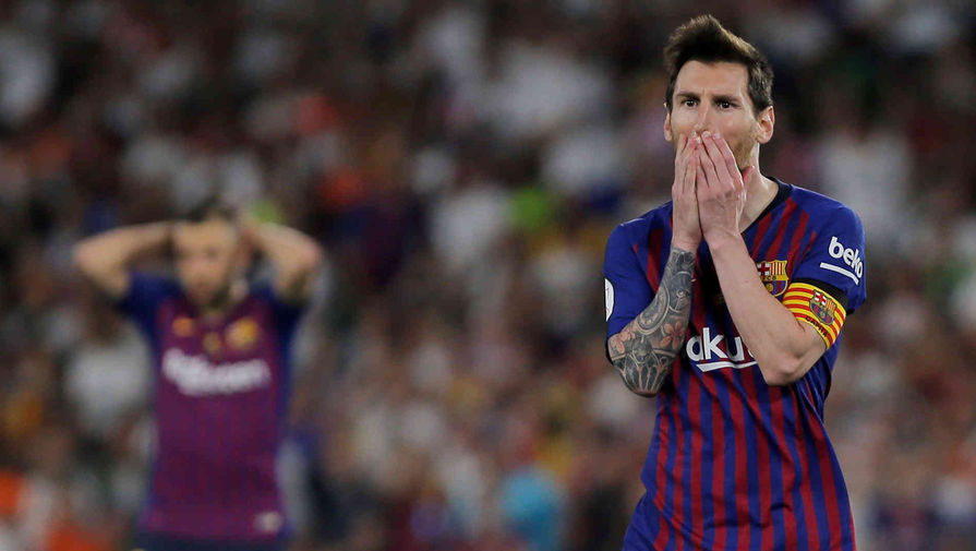 Лионель Месси в матче «Барселона» — «Валенсия»