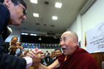 Далай-лама и незрячий китайский активист Чэнь Гуанчэн