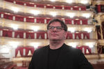 Валерий Тодоровский перед премьерой своего фильма «Большой» в Большом театре, 17 апреля 2017 года