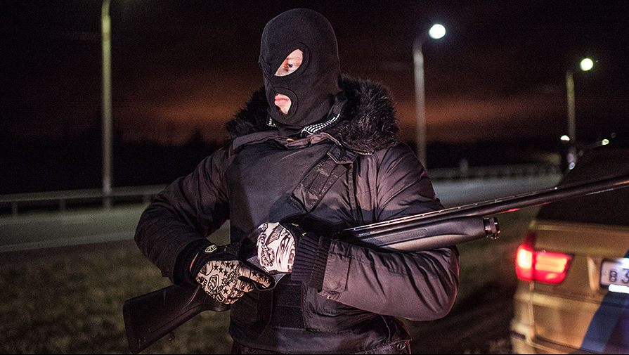 Во время ночного рейда по поиску членов «банды ГТА», 2014 год