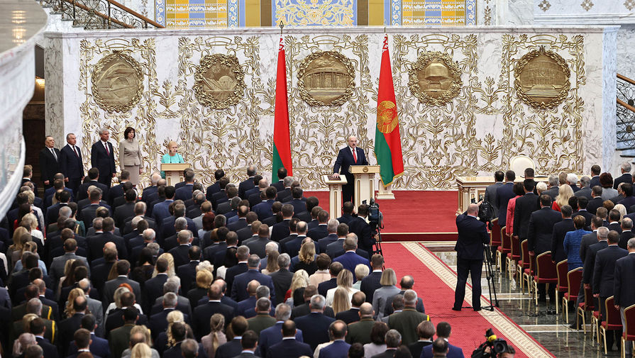 Тайная инаугурация Александра Лукашенко во Дворце независимости, 23 сентября 2020 года