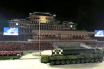 Военный парад в честь 75-летия основания Трудовой партии Кореи (ТПК), Пхеньян, 10 октября 2020 года
