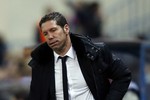 Главный тренер «Атлетико» Диего Симеоне расстроен игрой своей команды