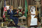 Госсекретарь США Джон Керри и король Саудовской Аравии Абдалла во время встречи в сентябре 2014 года