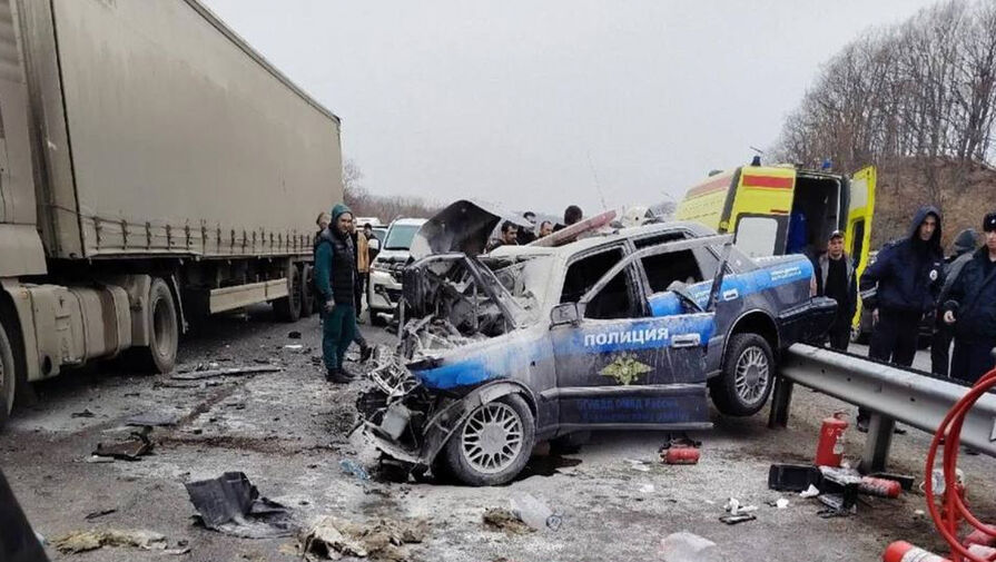 Последние секунды жизни гаишника попали на видео в Приморье