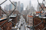 Последствия снегопада в Нью-Йорке, 2 февраля 2021 года