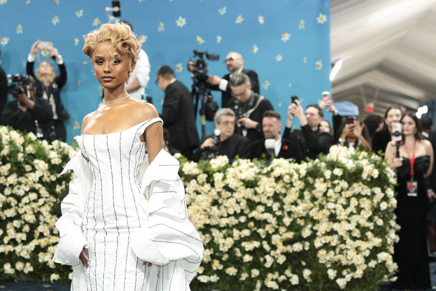 Южноафриканская певица Tyla в&nbsp;платье Jacquemus во время благотворительного бала Met Gala в&nbsp;Метрополитен-музее, Нью Йорк, США, 5&nbsp;мая 2025&nbsp;года