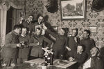 Вечеринка немецких офицеров из Flieger Abteilung 280