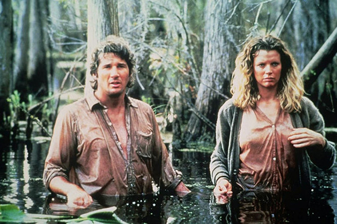 Ким Бэйсингер и Ричард Гир в фильме «Без пощады» (1986)