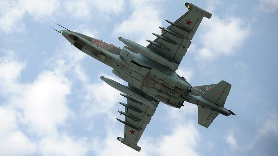 Российские военные сбили в Херсонской области украинский самолет Су-25 и два дрона
