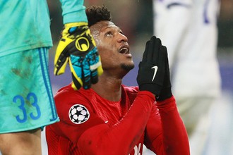 Игрок «Спартака» Зе Луиш в матче пятого тура группового этапа Лиги чемпионов между командами «Спартак» (Россия, Москва) и «Марибор» (Словения, Марибор). Антон Денисов / РИА Новости