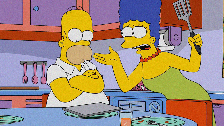 Домохозяйка Мардж Симпсон в мультсериале «Симпсоны»