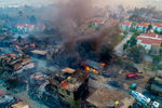 Последствия пожара в городе Манавгат, Анталья, 2021 год
