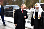 Президент Владимир Путин и патриарх Московский и всея Руси Кирилл