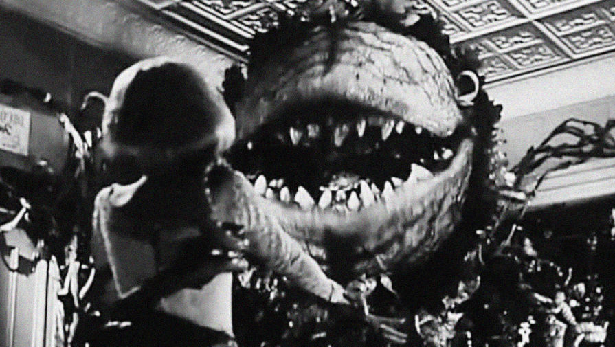 Кадр из фильма Роджера Кормана «Маленький магазинчик ужасов» (1960)