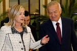 2011 год. Государственный секретарь США (2009–2013) Хиллари Клинтон и Ислам Каримов