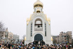 Участники всероссийской акции «Мы вместе против террора» на площади Победы в Иваново