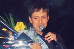 Андрей Губин после выступления, конец 90-х гг.