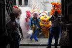 Во время празднования китайского Нового года в Лиме, Перу, 10 февраля 2024 года