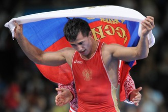 Роман Власов после завоевания золота на Играх в Лондоне